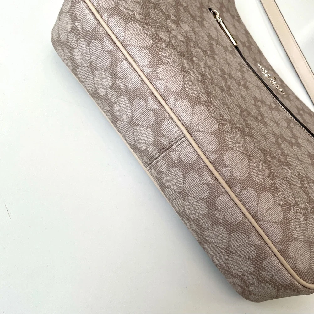 NWOT Kate Spade Signature Spade Flower Swingpack Crossbody Dark Beige Multi - Picture 10 of 15